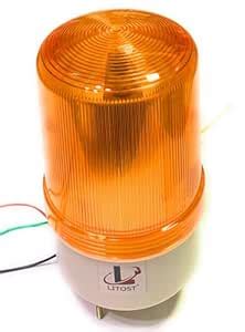 Litost® Revolving -Warning Light with Sound Alarm Buzzer Siren AC 220 ...