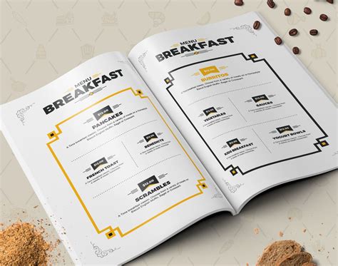 Food Menu for Restaurant - Corporate Identity Template | Food menu ...