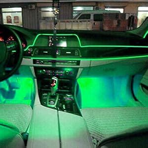 OROOBA® 2M Car Atmosphere Ambient Lights Cold Light Lamp LED EL Strip ...