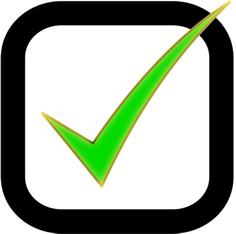 Green Checkbox - ClipArt Best