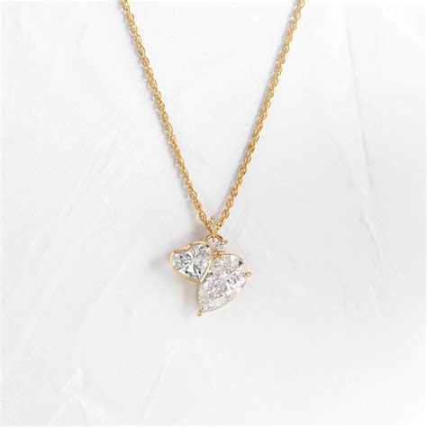 Dual Heart Pendant Necklace for Women – Ishtylish