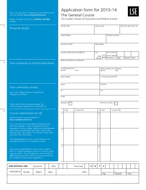 Image result for Course Application Form