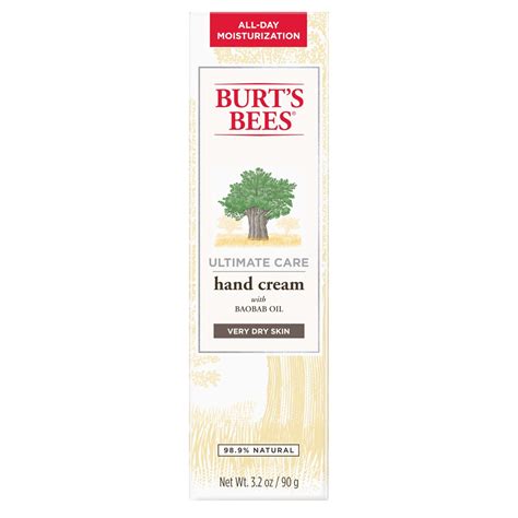 Amazon.com : Burt's Bees Hand Cream for Dry Cracked Hands, Ultimate ...