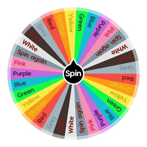 Image result for Random Spin Color Wheel