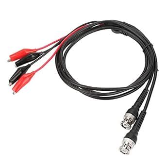 2pcs BNC Crocodile Clip Test Leads Oscilloscope Test Probe Cable, BNC ...