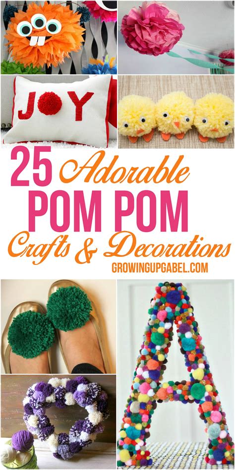 25 Adorable Pom Pom Crafts and Decorations