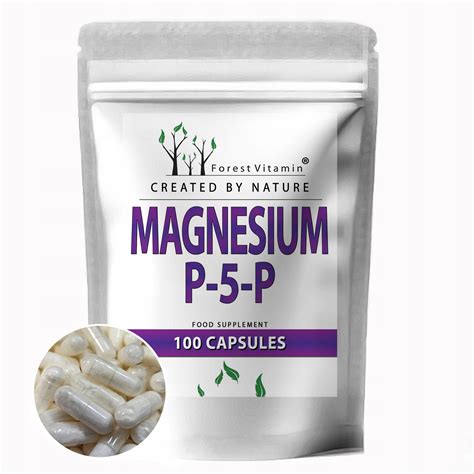 MAGNEZ CYTRYNIAN MAGNEZU 600mg + AKTYWNA B6 P-5-P 100kap MOCNY CZYSTY ...