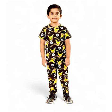 Half Sleeves Pajama Set (Pokemon) – sanright