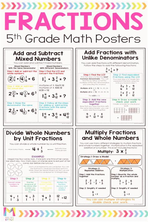Five Grade Math 的图像结果