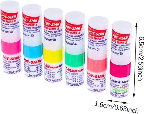 POY-SIAN Mark II Menthol Aromatherapy Nasal Inhaler India | Ubuy