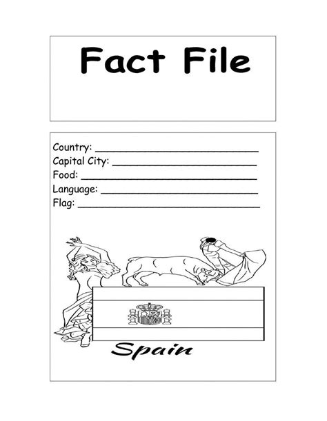 Country Fact File Worksheet 的图像结果