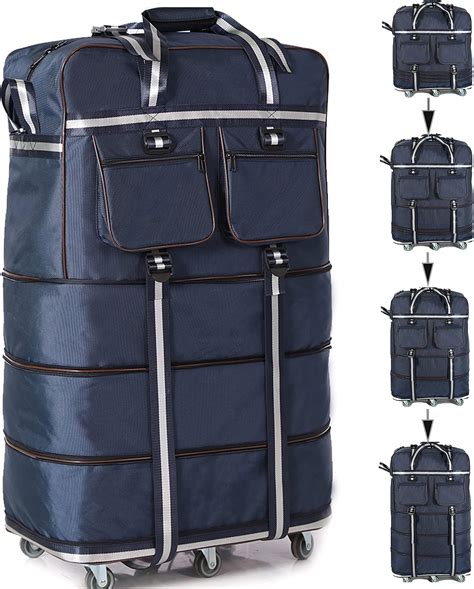 Amazon.com | ELDA Expandable Foldable Luggage Large Capacity Duffel ...
