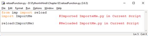 Image result for Reload Function in Python Telugu