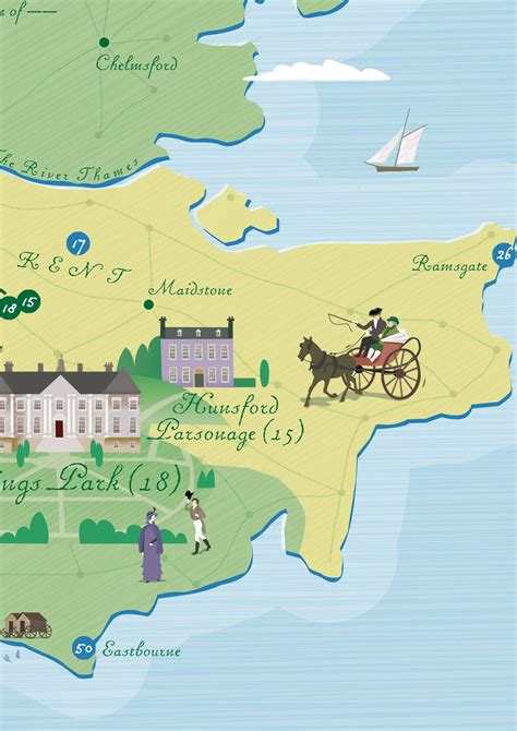 Pride and Prejudice Map – Literary Maps