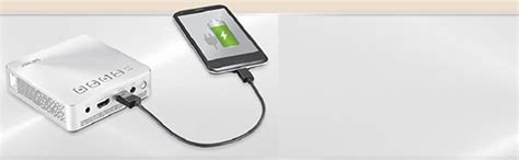 ASUS S1 Portable LED Projector, 200 Lumens, Built-in 6000mAh Battery ...