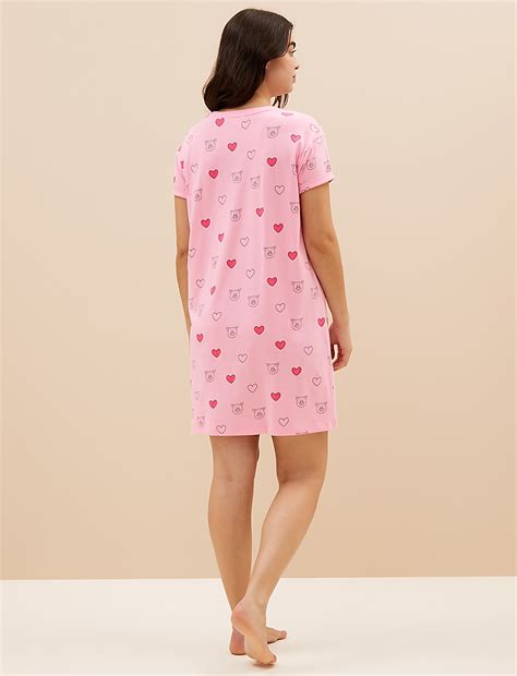 Buy Cotton Rich Percy Pig™ Nightdress at Marks & Spencer
