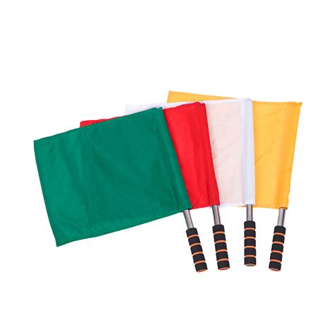 Watch 4pcs Hand Signal Flags Match Referee on Amazon Live