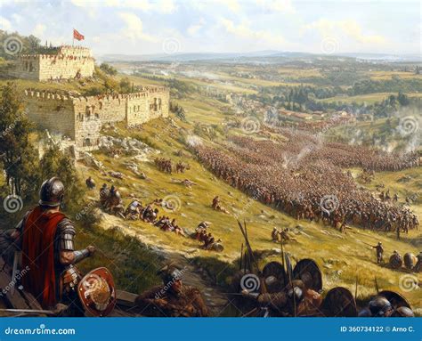 The Siege of Alesia, 52 BC – Caesar S Triumph Over Gaul Stock ...
