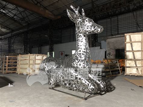 不锈钢镂空梅花鹿雕塑 园林抽象鹿雕塑环境互为衬托|工业/产品|其他工业/产品|A放飞自我 - 原创作品 - 站酷 (ZCOOL)