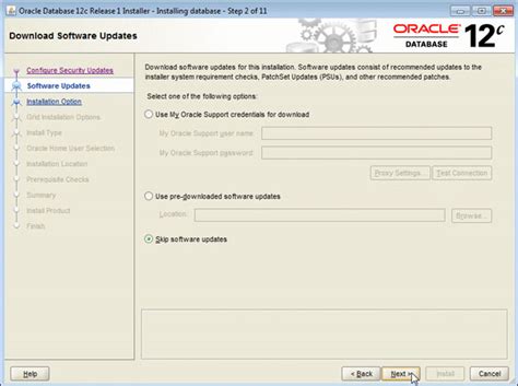 Installing Oracle 12C 的图像结果