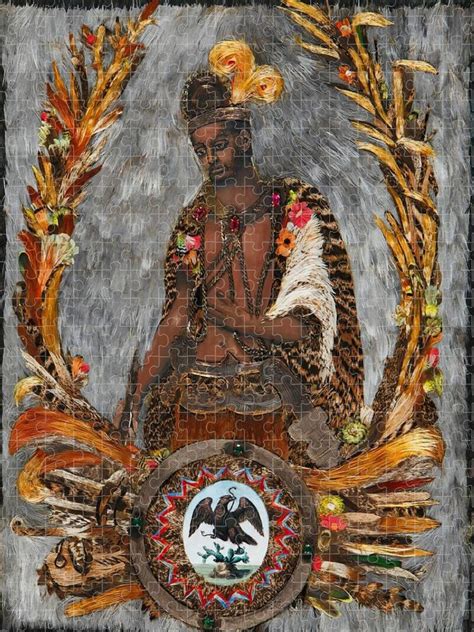 Allegory Of the Fatherland with Portrait of Emperor Moctezuma Jigsaw ...