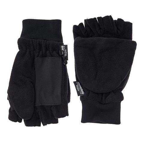 Men's Micro-Fleece Convertible Mittens | Mittens | Gloves-Online