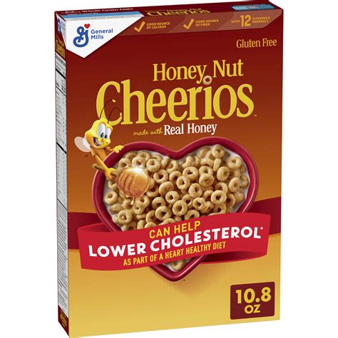 Buy Honey Nut Cheerios Cereal, Limited Edition Happy Heart Shapes ...