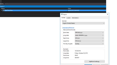 Image result for C# .Net Framework Visual Date and Time