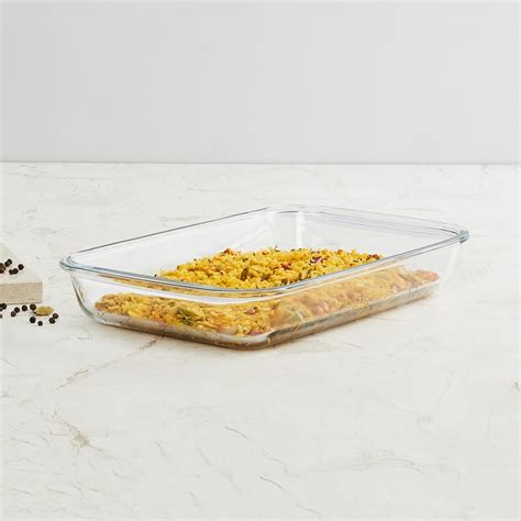 Buy BOROSIL Rectangular Transparent Dish from Borosil at just INR 875.0