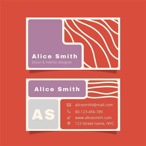 Business Card Design Vector 的图像结果