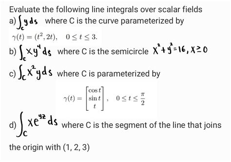Image result for Evaluating Line Integrals Over Space Curves