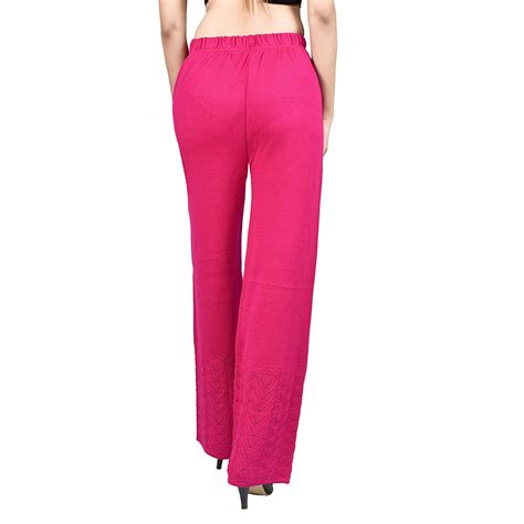 Buy woolen palazzo pink/ warm women pants/ women wool palazzo/ woolen ...