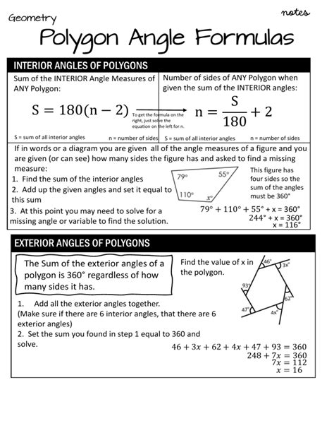 Image result for Polygon Formulas Geometry