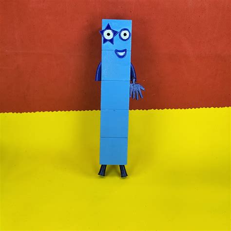 3D printing Flexi number block 5 • made with Ender 3 v 2・Cults