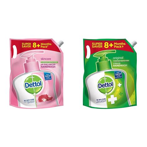 Buy Dettol pH-Balanced Skincare Liquid Handwash Refill Super Saver Pack ...