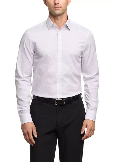 Calvin Klein Men's Steel+ Slim Fit Stretch Wrinkle Free Dress Shirt | Belk