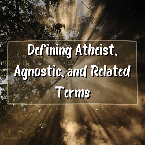 What Is the Definition of Atheist and Agnostic? - Owlcation