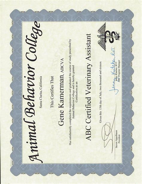 Animal Behavior college certificate | PDF