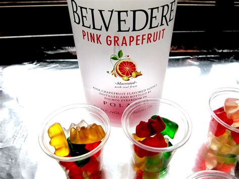 Drunken Vodka Gummy Bear Shots