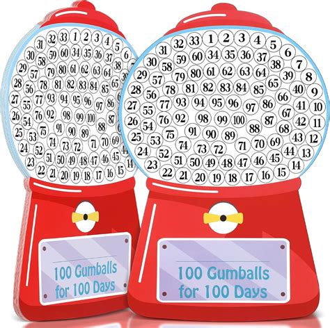 Amazon.com: Sabary 24 Pcs 100th Day of School Craft Kit Teacher Favor ...