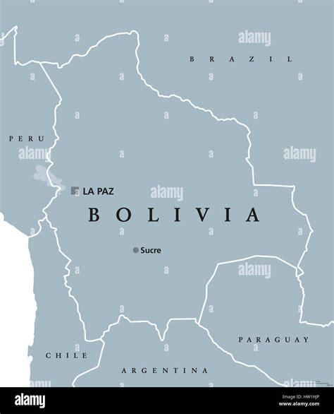 Bolivia map hi-res stock photography and images - Alamy