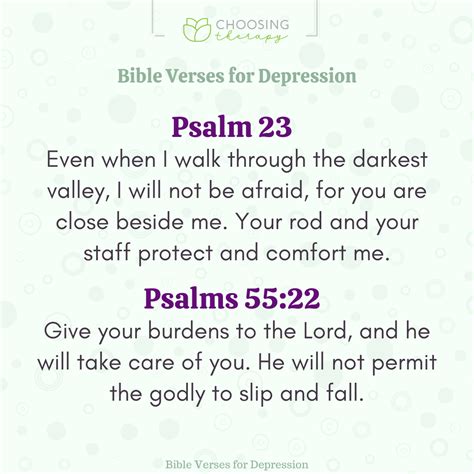 43 Bible Verses for Depression