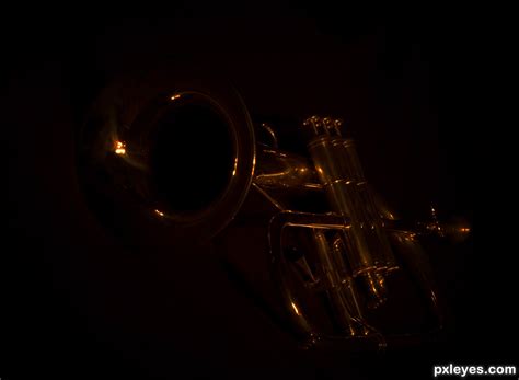 Firelit flugelhorn picture, by madamemonty for: the sound of music ...