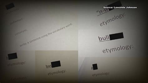 Parents upset after Graham Middle students given 'bad words' assignment ...