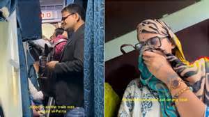 Bihar train journey video recorded by woman shows ticketless passengers ...