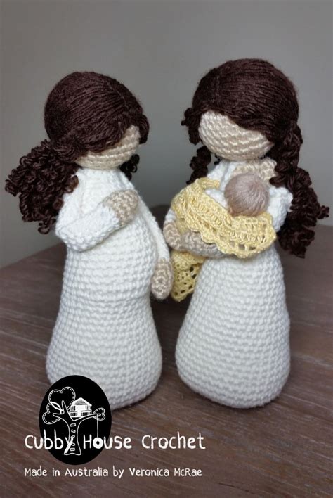 Crochet Pattern Package, Mother-to-be EVE and Nursing Mother EVE and ...