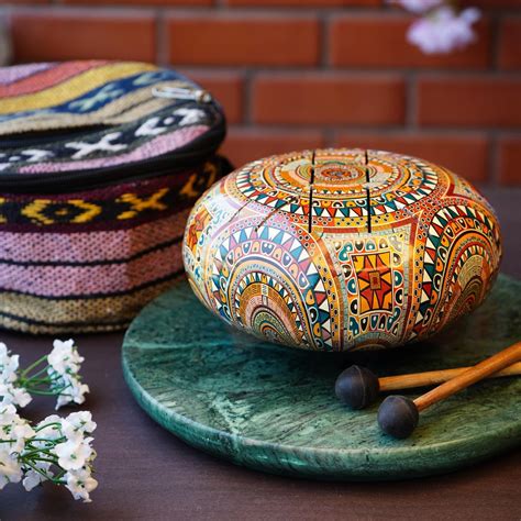 Ekhasa Handpan Musical Instrument Happy Drum | Colorful Steel Tongue ...