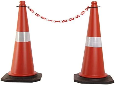 HEALTH SAFE Parking Barrier Traffic Cones With Chain (Pack of 2) for no ...