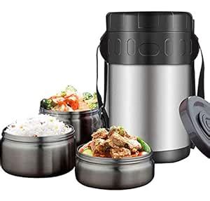 Vacuum Insulated Food Jar Stainless Steel,Lunch Thermos, Insulated ...