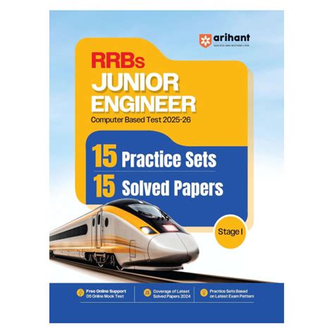 RRBs Junior Engineer CBT Stage I (2025–26) 15 Practice Sets + 15 Solved ...